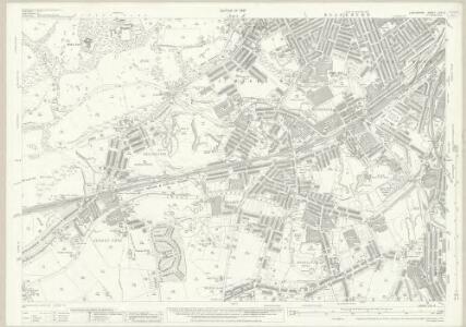Lancashire LXX.3 (includes: Blackburn; Livesey; Pleasington) - 25 Inch Map