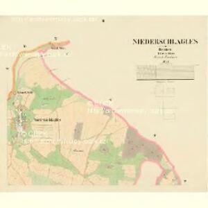 Niederschlagles - c1323-1-002 - Kaiserpflichtexemplar der Landkarten des stabilen Katasters
