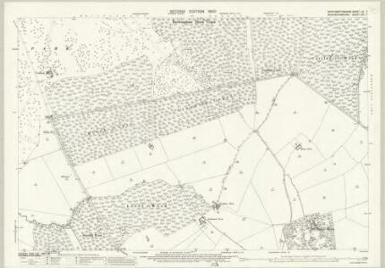 Northamptonshire LX.7 (includes: Lillingstone Dayrell; Lillingstone Lovell; Whittlebury) - 25 Inch Map