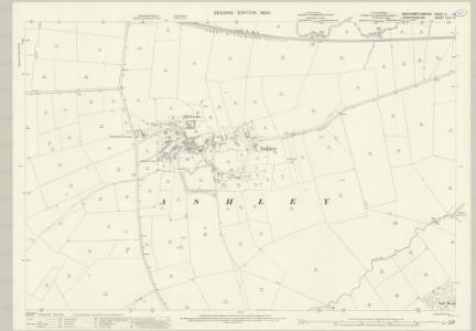 Northamptonshire X.15 (includes: Ashley; East Carlton; Medbourne; Wilbarston) - 25 Inch Map