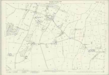 Somerset LXIII.8 (includes: Barton St David; Butleigh; Kingweston) - 25 Inch Map