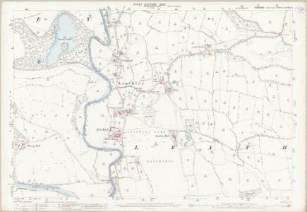 Yorkshire CLXXXVII.3 (includes: Farnley; Leathley; Otley; Stainburn) - 25 Inch Map