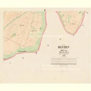 Bechin - c0104-1-004 - Kaiserpflichtexemplar der Landkarten des stabilen Katasters