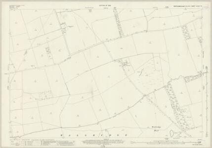 Northumberland (New Series) LXXV.12 (includes: Belsay; Black Heddon; Bradford; Ingoe; Kirkheaton; Wallridge) - 25 Inch Map