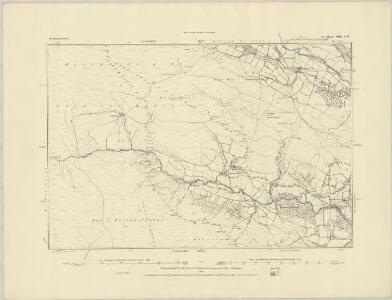 Montgomeryshire V.NE - OS Six-Inch Map