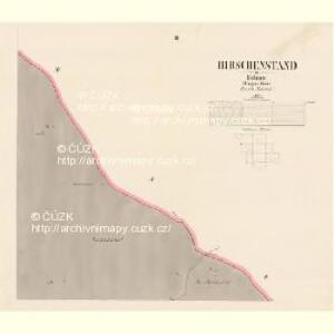 Hirschenstand - c2818-2-003 - Kaiserpflichtexemplar der Landkarten des stabilen Katasters