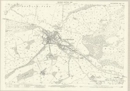 Montgomeryshire IX.12 (includes: Llanfyllin) - 25 Inch Map