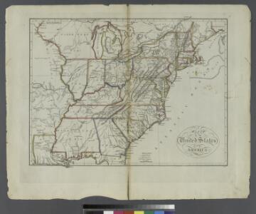 Map of the United States of America.; Carey's general atlas, improved and enlarged: being a collection of maps of the world and quarters, their principal empires, kingdoms, &c.