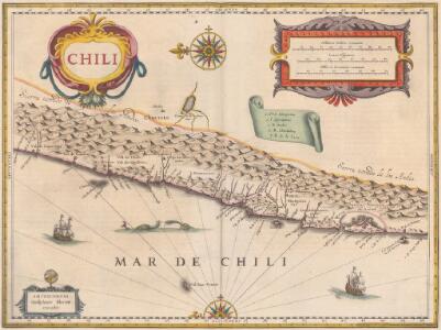 Chili [Karte], in: Novus Atlas, das ist, Weltbeschreibung, Bd. 2, S. 352.