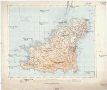 Ordnance survey map of Guernsey