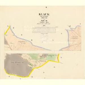 Klauk - c3191-1-001 - Kaiserpflichtexemplar der Landkarten des stabilen Katasters