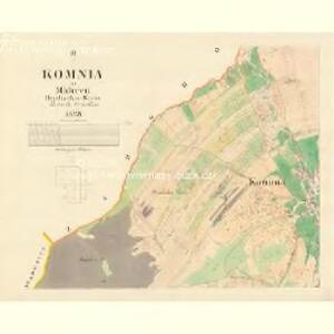 Komnia - m1259-1-002 - Kaiserpflichtexemplar der Landkarten des stabilen Katasters