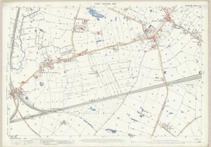 Lancashire CII.13 (includes: Golborne; Newton Le Willows) - 25 Inch Map