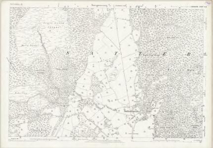 Lancashire V.13 (includes: Satterthwaite) - 25 Inch Map