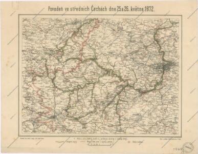 Povodeň ve středních Čechách dne 25. a 26. května 1872