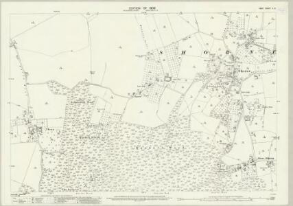Kent X.16 (includes: Gravesend; Shorne) - 25 Inch Map