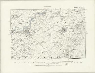 Caernarvonshire XVI.SE - OS Six-Inch Map