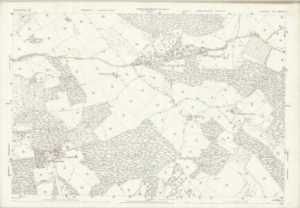 Herefordshire XXXVIII.2 (includes: Blakemere; Peterchurch; Tyberton; Vowchurch) - 25 Inch Map