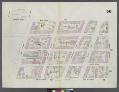 Plate 56: Map bounded by Bleeker Street, West 10th Street, West Street, Hammond Street, Hudson River, Bank Street