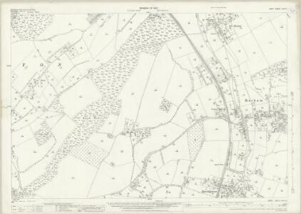 Kent LVII.5 (includes: Barham; Kingston) - 25 Inch Map