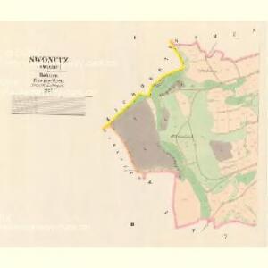 Swonitz (Swonic) - c7661-1-001 - Kaiserpflichtexemplar der Landkarten des stabilen Katasters