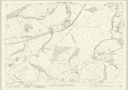 Montgomeryshire XXXVI.16 (includes: Ceri; Llanllwchaearn; Llanmerewig; Newtown) - 25 Inch Map