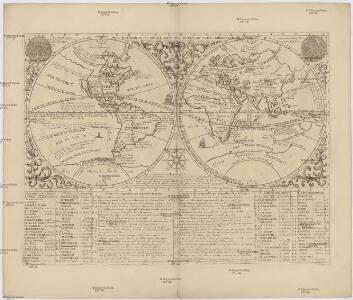 Mappe monde ou description generale du globe terrestre