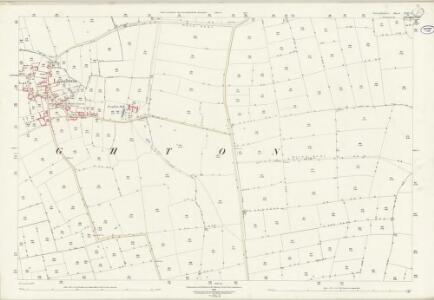 Lincolnshire XXXV.6 (includes: Laughton; Scotton) - 25 Inch Map