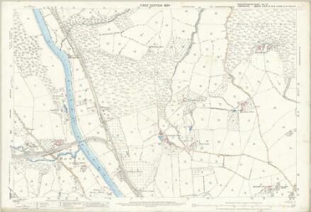 Worcestershire VIII.13 (includes: Bewdley; Kidderminster Foreign; Upper Arley; Wribbenhall) - 25 Inch Map