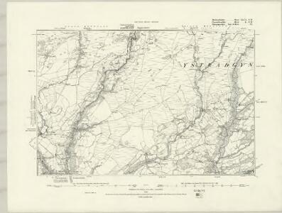 Brecknockshire XLIII.SE - OS Six-Inch Map
