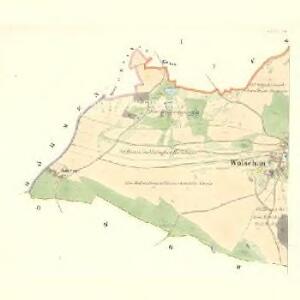 Wolschan (Wollssan) - m2133-1-001 - Kaiserpflichtexemplar der Landkarten des stabilen Katasters