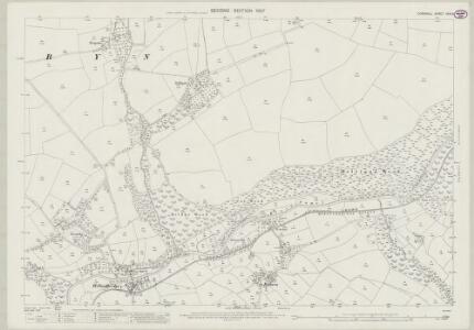 Cornwall XXVI.6 (includes: Helland; St Mabyn) - 25 Inch Map