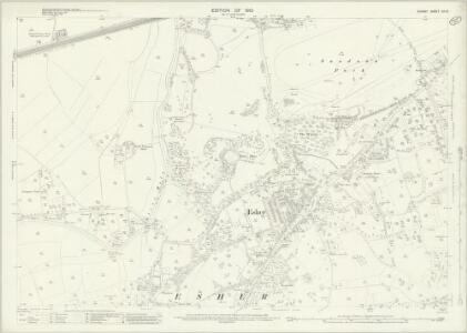 Surrey XII.10 (includes: Esher; Walton Upon Thames) - 25 Inch Map