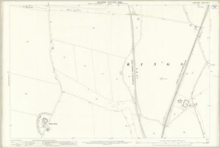 Hampshire and Isle of Wight XLI.1 (includes: Headbourne Worthy; Kings Worthy) - 25 Inch Map