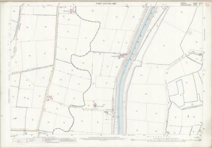 Norfolk XLIII.7 (includes: Newton; West Walton) - 25 Inch Map