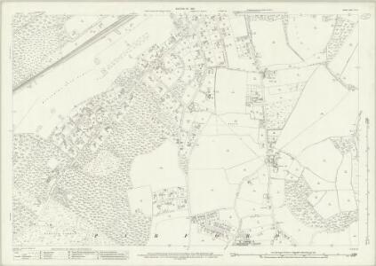Surrey XVII.6 (includes: Byfleet; Pyrford) - 25 Inch Map