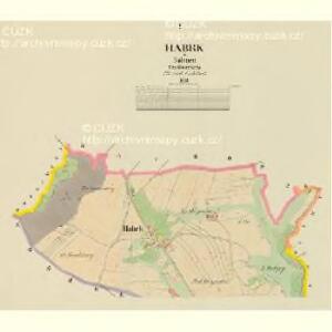 Habrk - c1734-1-001 - Kaiserpflichtexemplar der Landkarten des stabilen Katasters