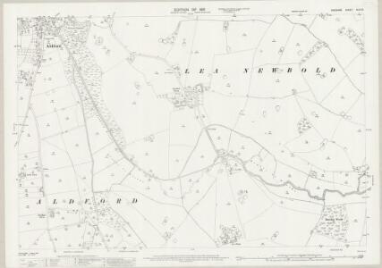 Cheshire XLVI.16 (includes: Aldford; Churton Heath; Coddington; Handley; Lea Newbold) - 25 Inch Map