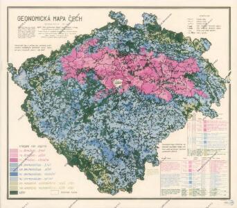 Geonomická mapa Čech
