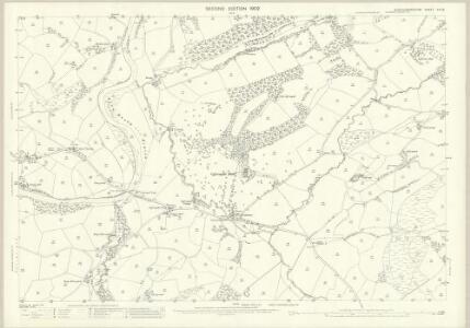 Montgomeryshire XXII.8 (includes: Castle Caereinion Rural; Guilsfield; Llanfair Caereinion; Llangynyw) - 25 Inch Map