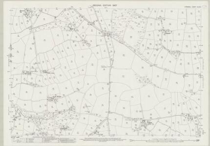 Cornwall XLIX.8 (includes: Ladock; St Enoder; St Stephen in Brannel) - 25 Inch Map