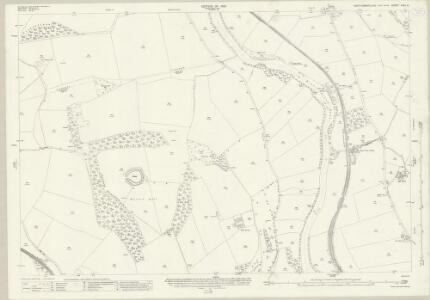 Northumberland (New Series) XCI.2 (includes: Acomb; Fallowfield; Wall; Warden) - 25 Inch Map