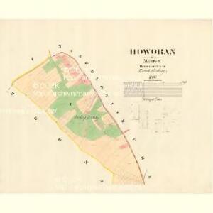 Howoran - m0869-1-001 - Kaiserpflichtexemplar der Landkarten des stabilen Katasters