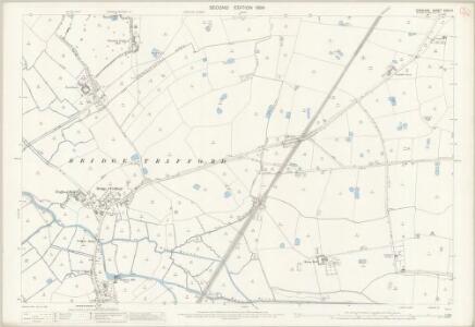 Cheshire XXXII.13 (includes: Barrow; Bridge Trafford; Dunham on the Hill; Mickle Trafford; Picton; Wimbolds Trafford) - 25 Inch Map