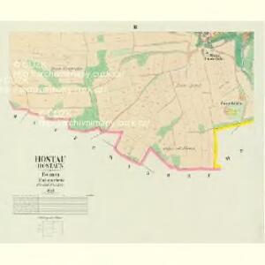 Hostau (Hostaun) - c2256-1-003 - Kaiserpflichtexemplar der Landkarten des stabilen Katasters