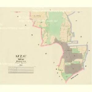 Kuzau - c3445-1-002 - Kaiserpflichtexemplar der Landkarten des stabilen Katasters