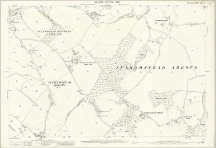 Berkshire XXXVI.16 (includes: Burghfield; Sulhamstead; Ufton Nervet) - 25 Inch Map