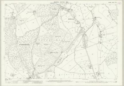 Dorset XXII.6 (includes: Buckland Newton; Glanvilles Wootton; Hermitage; Minterne Magna) - 25 Inch Map