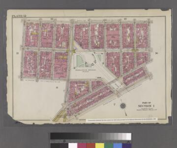 Plate 12: Bounded by Hester Street, Orchard Street, Division Street, Pike Street, East Broadway, Chatham Square, Bowery Street, Bayard Street and Mulberry Street.