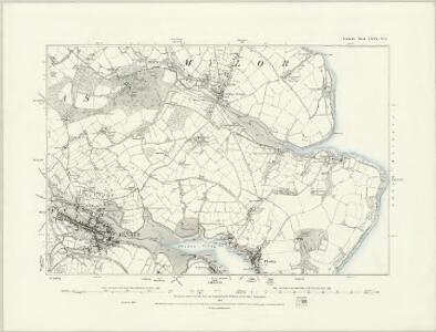 Cornwall LXXI.NW - OS Six-Inch Map